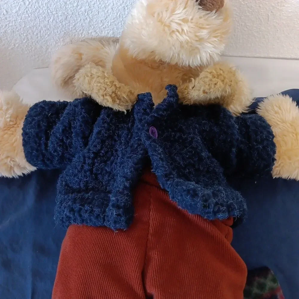 1997 Le Mutt Dog Plush Floppy Dog Outfit Pants Shoes Jacket Stocking Cap Fleece